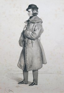 Portræt af Franz Liszt (Raiding af Josef Nikolaus Kriehuber