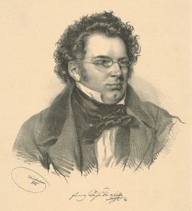 Portræt af Franz Schubert 1797-1828, 1846.