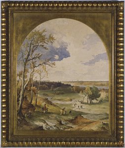 Isar landskab af Josef Wenglein