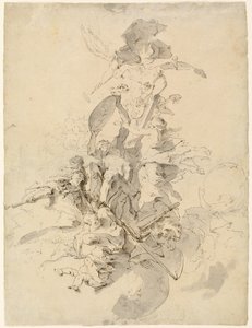 Forherligelsen af en prælat af Josef Winterhalder the Younger