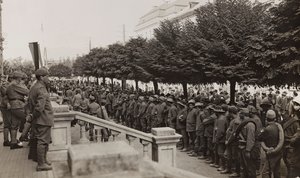 Album "Min verdenskrig - minder om den sydvestlige front i Kärnten, Italien, Trentino-Alto Adige) 31/03/1915-12/11/ 1918 - Josef Zohles Wien ": soldater med mange fanger