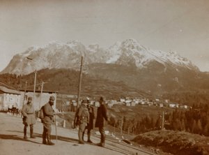 Album "Mine første verdenskrigs-hemner South-West Front (Carinthia, Italien, South Tyrol) (Mine første verdenskrigshukommelse af den sydvestlige front i Carinthia, Italien, Trentino-Alto Adige) 31/03/1915-12/11 / 1918 - Josef Zohles Wien ": Østrigske solda af Josef Zohles