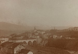 Album "Min verdenskrig - minder om Sydvestfronten (Kärnten, Italien, Sydtyrol) (Min verdenskrig - minder om Sydvestfronten i Kärnten, Italien, Trentino Alto Adige) 31 / III / 1915-12 / XI / 1918 - Josef Zohles Wien ": udsigt over Tonia af Josef Zohles