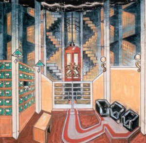 Janacek, Makropulos case / scenedesign