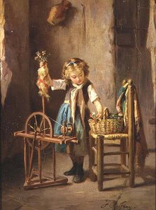Ved det drejende hjul af Joseph Athanase Aufray