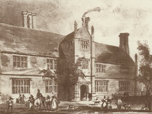Thorpland Hall, Norfolk (litho) af Joseph (after) Nash