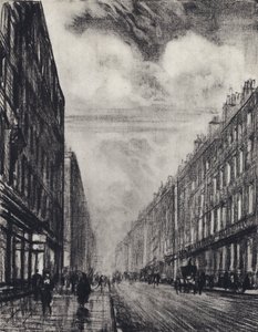 Baker Street (litho) af Joseph (after) Pennell