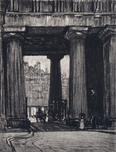 Euston Station (litho) af Joseph (after) Pennell
