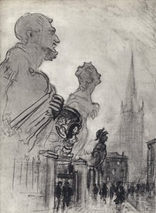Skibsbrydere, Pimlico (litho) af Joseph (after) Pennell