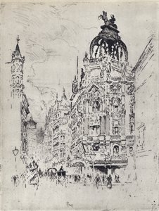 Hippodromen (litho) af Joseph (after) Pennell