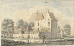 Slot De Eng ved Vleuten af Joseph Adolf Schmetterling