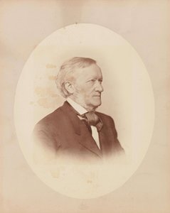Portræt af komponisten Richard Wagner 1813-1883, ca. 1870.