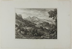 Sankt Stephans slot af Mezzo og Canturano af Joseph Anton Koch