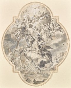 Apotheosis des hl. Nicholas af Joseph Antony Adolph