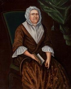 Faith Savage, fru Cornelius Waldo, ca. 1750 (olie på lærred)