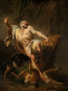 Milo of Croton (olie på lærred)