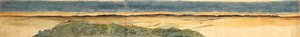 Skitse af virkningerne af total solformørkelse som set i det nordlige Spanien, 1860 af Joseph Bonomi