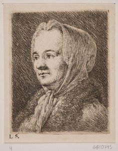 Brystbillede af en midaldrende Kvinde af Joseph Brecheisen