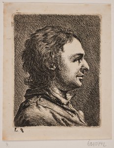 Brystbillede af en yngre Mand af Joseph Brecheisen