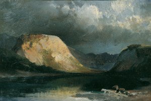 Wocheiner See af Joseph Brunner