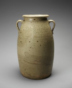 Churn, ca. 1873-1900 (alkalisk glaseret stentøj) af Joseph C. Rushton