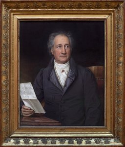 Johann Wolfgang von Goethe (1749-1832). Maleri af Joseph Stieler (1781-1858), Olie på lærred af Joseph Carl Stieler