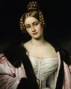 Portræt af Caroline Grafin Holnstein (1815-59)