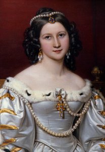 Portræt af Charlotte maleri af Joseph Karl Stieler (1781-1858) af Joseph Carl Stieler