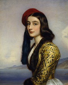 Portræt af Khatarina Botzaris