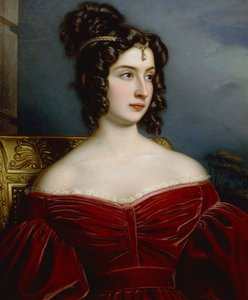 Portræt af Marchesa Marianna Florenzi af Joseph Carl Stieler