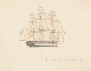 Revolutionær 7. oktober 1821 af Joseph Cartwright