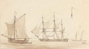 Skonnert, Corvette og Fishing Smack af Joseph Cartwright
