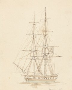 Enkelt Hermafrodit Brig, Bow Forward af Joseph Cartwright