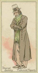 Dismal Jemmy, Pickwick Papers (farvelitografi)