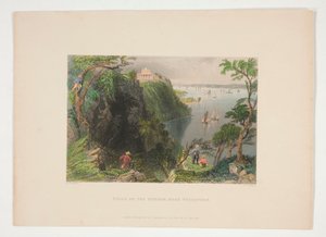 Villa på Hudson, nær Weehawken, illustration til Nathaniel Parker Willis