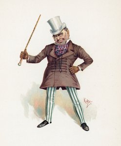 Major Bagstock, illustration fra 