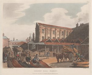 Leadenhall Market, 1. januar 1809., 1. januar 1809. af Joseph Constantine Stadler