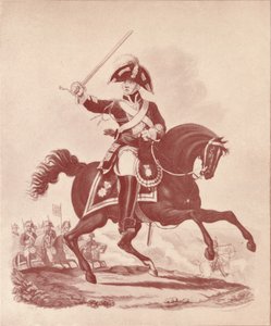 Officer, 2. regiment Life Guards Waterloo Periode, 1812-1815 1909