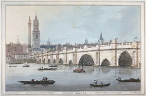 Old London Bridge, 1795