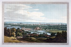 Udsigt over Reading fra Caversham, Berkshire, 1793
