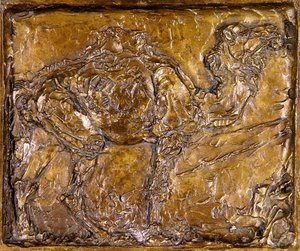 Kamel- og Ibex-plader (bronze) (se også 351310) af Joseph Crawhall