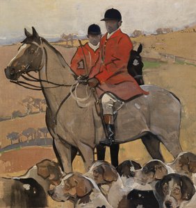 The Meet (guassi pellavalle) af Joseph Crawhall