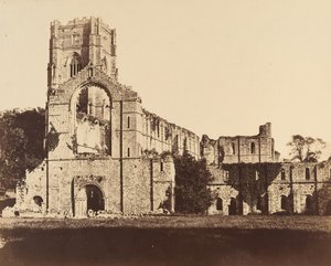 Fountains Abbey. General Western Front, 1850