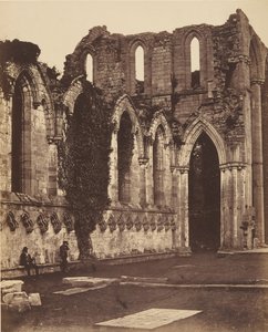 Fountains Abbey. Korets interiør, 1850
