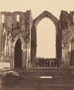 Fountains Abbey. De ni Alters kapel, interiør, 1850