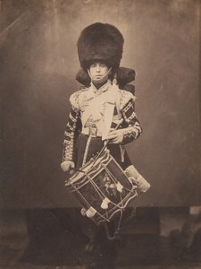 Grenadier Guards trommeslager, ca. 1856.