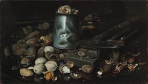 Stilleben med dåse og nødder, ca. 1886
