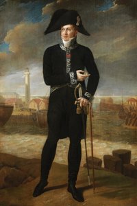 Portræt af Bernard-Francois, Marquis de Chauvelin (olie på lærred) af Joseph Denis Odevaere