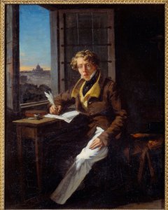 Portræt af komponisten Victor Rifus (1798-1838) Maleri af Joseph Court (1797-1865) 1822 Søn. 0,46x0,37 m Rouen, musee des Beaux Arts af Joseph Desire Court