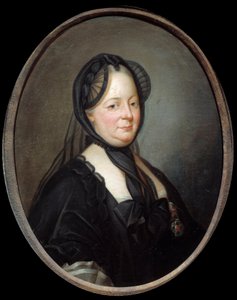 Portræt af Marie Therese af Østrig (1717-1780), Imperatrice-dronning af Ungarn og Boheme-maleri af Joseph Ducreux (1735-1802) 1700-tallets søn. 0,8x0,65 m - Portræt af Marie Therese af Østrig (1717-1780), kejserinde dronning af Ungarn og Bøhmen. Maleri af Joseph Ducreux